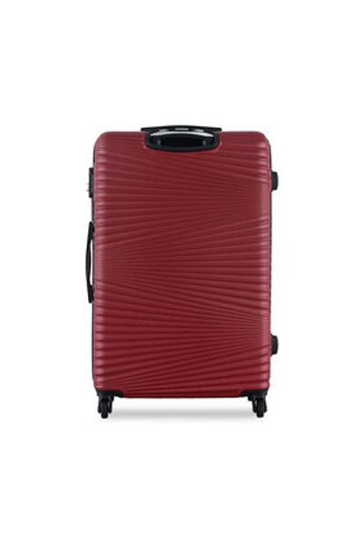 Semi Line Unisex Large Suitcase T5745-3 red