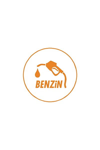 Reysa Tasarım Gasoline Car Sticker 17X17 cm Orange