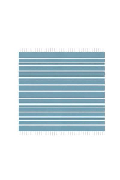 OEM Beach Towel, 180x180 cm, Cotton, Striped with Fringes, ATU-V0421