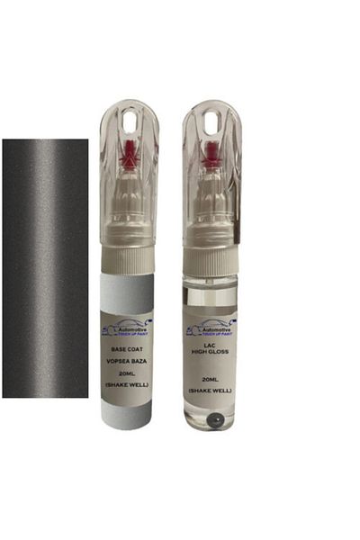 YLKRS AUTOMOTIVE Touch up paint retouch kit Peugeot Partner P9355 (Gris Flandres)