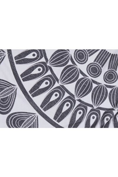 Lenjerii Deosebite Στρογγυλή πετσέτα θαλάσσης 100% βαμβάκι με κρόσσια, Fouta Hearts