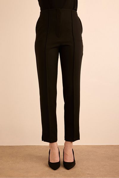 Aker Crepe Trousers with Elastic Waist Detail