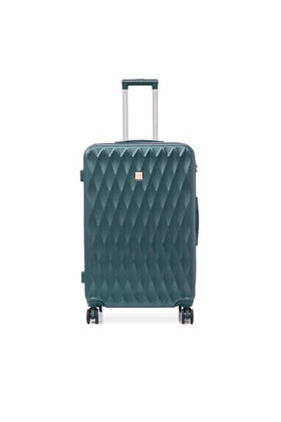 Semi Line Unisex Large Suitcase T5725-4 green