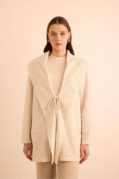 Aker Special Textured Knitted Cardigan