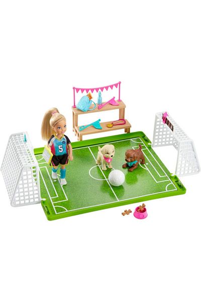 mattel Barbie Club Chelsea Playset, Chelsea Doll at Soccer