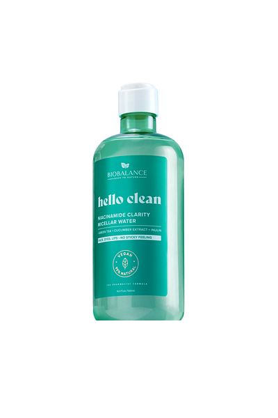 probio balance Niacinamide Clarity, apă micelară cu ceai verde + extract de castravete + inulină, BioBalance, 500 ml