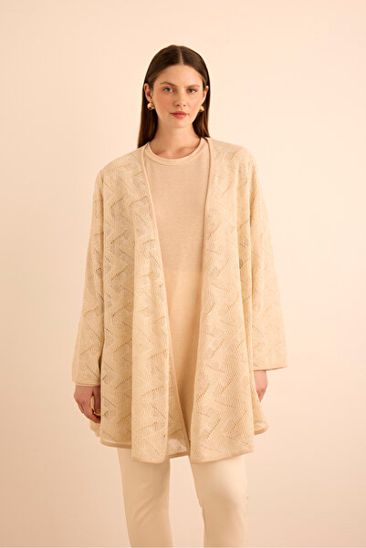 Aker Gold Simli Delikli Örme Tweenset