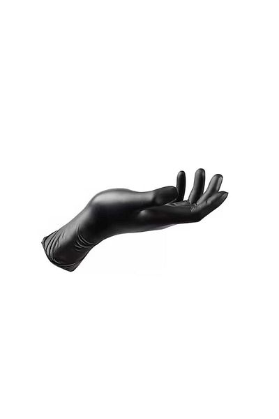 Oris Set of 100 disposable gloves OriStout, vinyl, black, size L