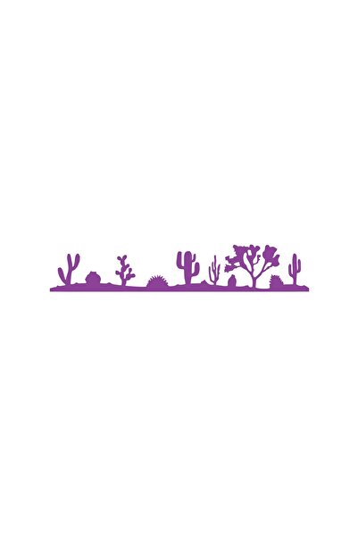 Reysa Tasarım Desert Car Sticker 17X17 cm Purple