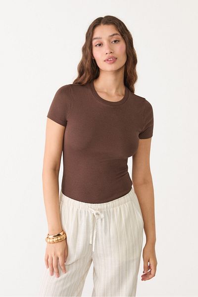 Stradivarius Basic round neck bodysuit