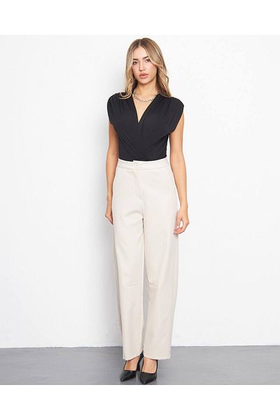 Rift Jeans Double Fabric Baggy Trousers with Back Buckle