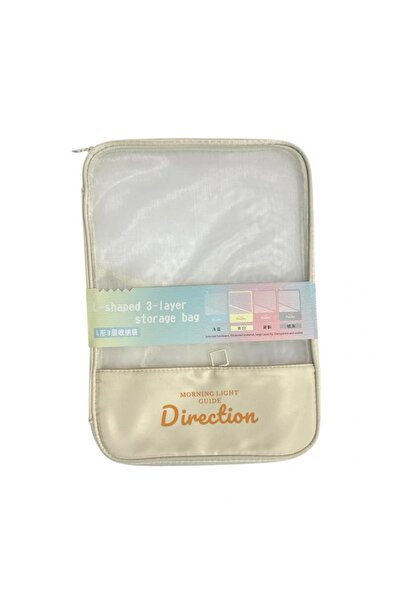 Odak A4-263 ÇİFT FERMUARLI FİLELİ A4 ÇANTA ( MESH DOSYA) - TEKLİ