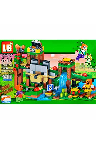 LB ART MyWorld (Minecraft) construction set, Lego type, LB+, 435 pieces, multicolor