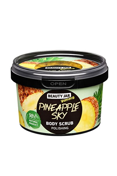 Beauty Jar Exfoliant corporal Pineapple Sky, borcan de frumusețe, 360 g