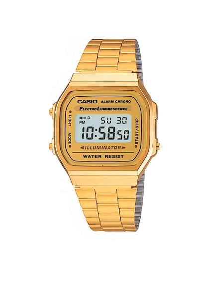 Caslo CASlO Men's Gold-Tone Electronic Watch