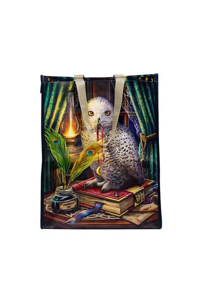 Puckator Bag / Shopping Bag, Lisa Parker, Guardian of Spells owl pattern, Shopping Bag