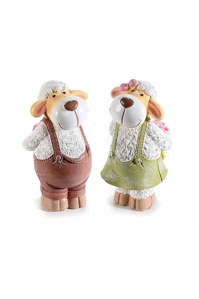 Decorer Set 2 figurine Oite Paste 6.5x7x13.5 cm