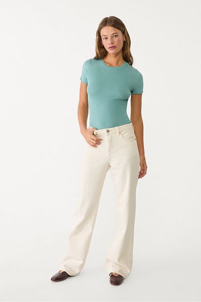 Stradivarius Basic round neck bodysuit