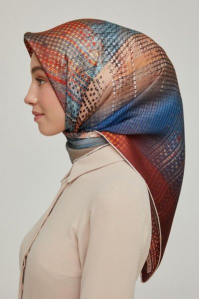 Armine Twill Silk Scarf 8602-33t