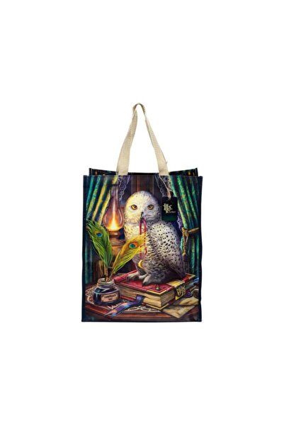 Puckator Bag / Shopping Bag, Lisa Parker, Guardian of Spells owl pattern, Shopping Bag