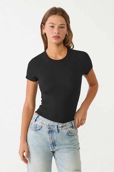 Stradivarius Basic round neck bodysuit