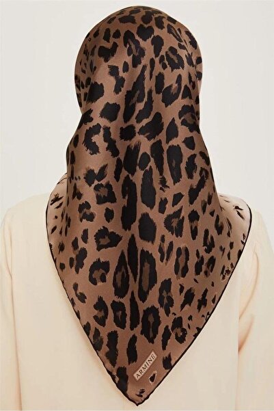 Armine Leopard Sura Silk Scarf 9249-03