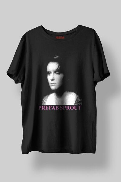 Sound Gorgeous Prefab Sprout Printed Regular Fit Unisex Black T-Shirt 100% Cotton No:442