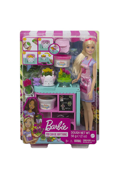 mattel Barbie Playset, Blonde Flower Girl Barbie Doll