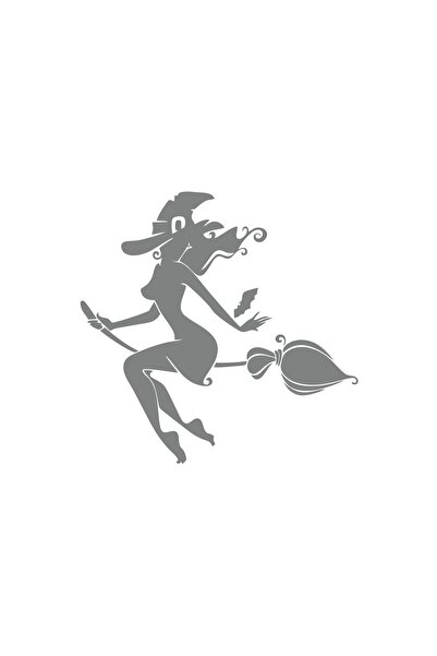 Reysa Tasarım ملصق سيارة ساحرة مقاس 17x17 سم باللون الرمادي