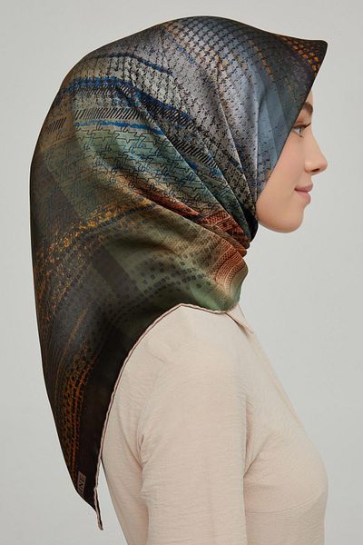 Armine Twill Silk Scarf 8602-04t