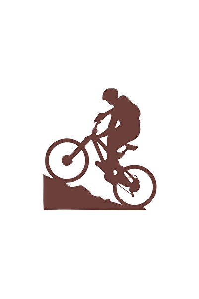 Reysa Tasarım Bicycle Car Sticker 17X17 cm Brown