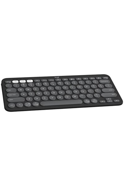 logitech Πληκτρολόγιο Bluetooth Pebble Keys 2 K380s, Πολλαπλών Συσκευών, Τονικό Γραφίτη