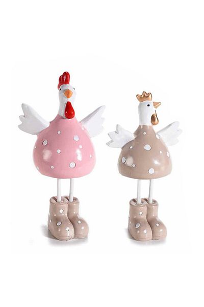 Decorer Set 2 figurine Gaini decorative 6.5x6x12 cm, 6x5.5x11 cm