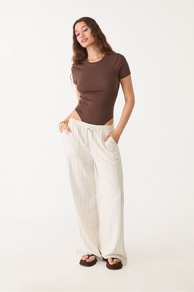 Stradivarius Basic round neck bodysuit