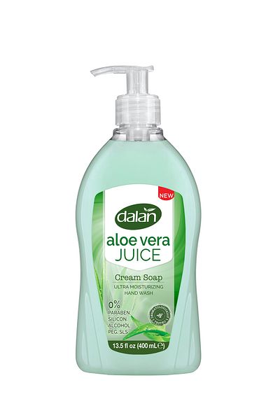 Dalan Cream – Liquid Soap Cream with Aloe Vera – Natural Hydration and Freshness