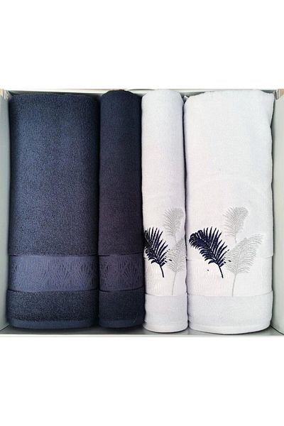 Özdilek Özdi̇lek Golden Palm Navy Blue-Silver Best Set