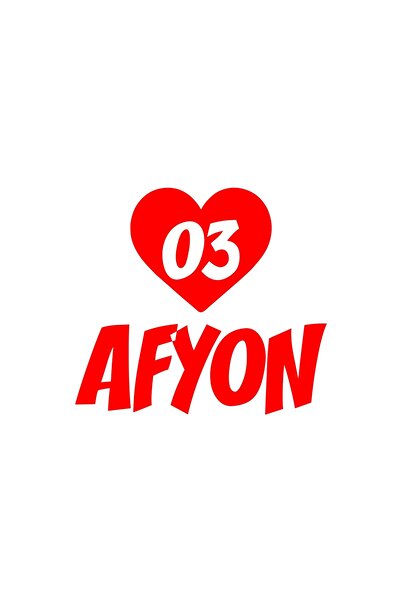 Reysa Tasarım ملصق سيارة على شكل قلب 03 أفيون مقاس 17 × 17 سم باللون الأحمر