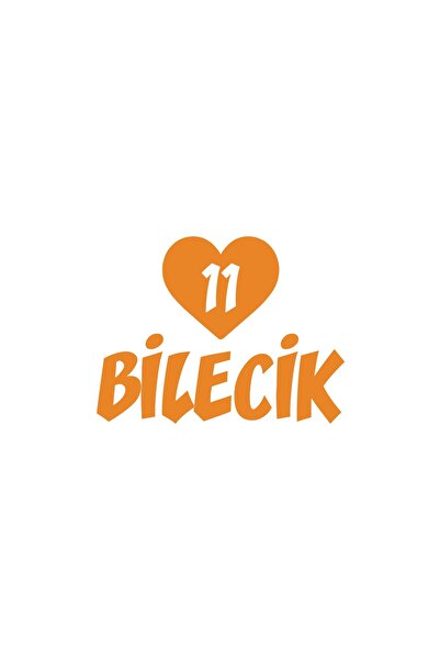 Reysa Tasarım Heart 11 Wrist Car Sticker 17X17 cm Orange
