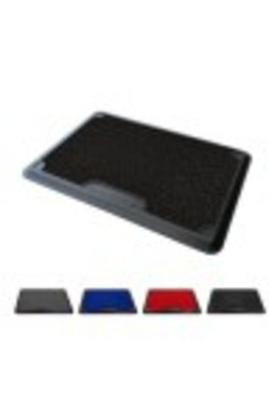 Chilai Home Entrance Mat with Tray, Heavy Traffic, Black