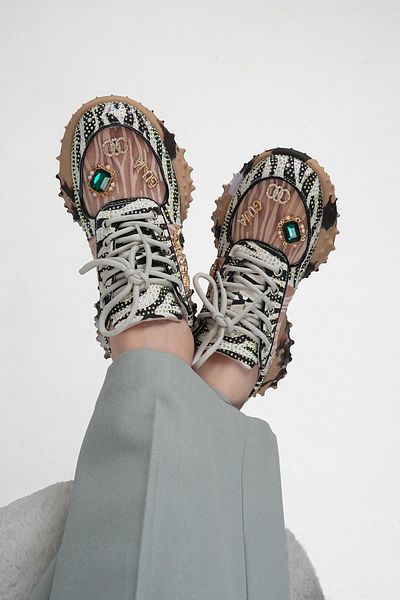 Guja LUİSA ORIGINAL GUJA SERIA SPECIALĂ DETALII PIATRĂ PANTOFI SPORT DE damă BEJ