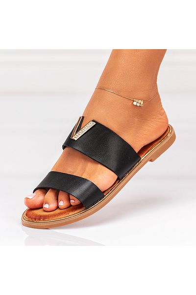 Lush Fashion Women's Slippers Made of Eco-friendly Leather