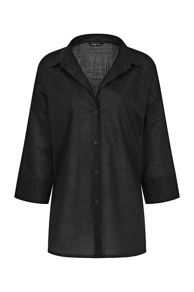Triumph Bluză de pijama pentru femei 10222569 Negru