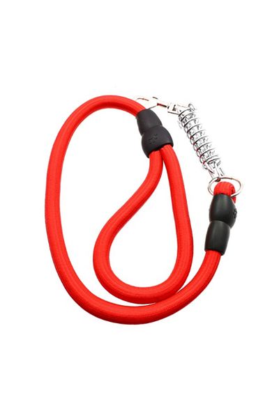 Ropet Leash with shock absorber for large dogs, diameter 20mm, 100cm, Red, Ropet