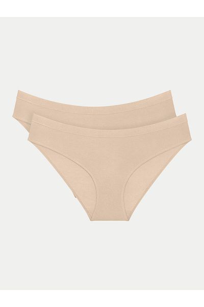 Triumph Women's Set of 2 pairs of classic briefs 10224794 Beige