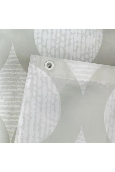 OEM Perdea de dus PEVA, dimensiune 180x180 cm, model Cercuri