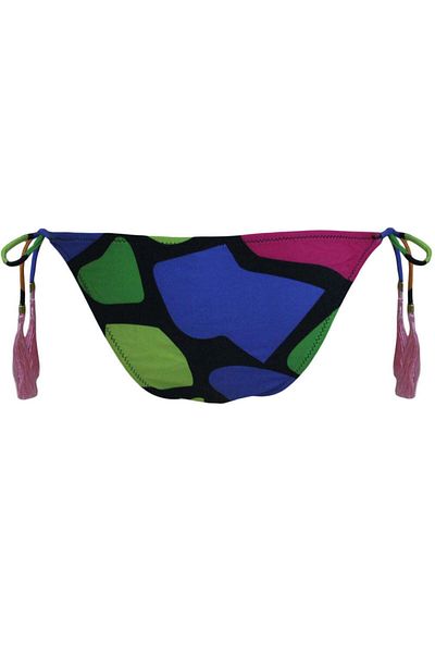 WildFashion Printed swim briefs with drawstring and tassels on the sides SW1131-4 M/L