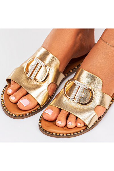 Lush Fashion Papuci Dama din Piele Ecologica