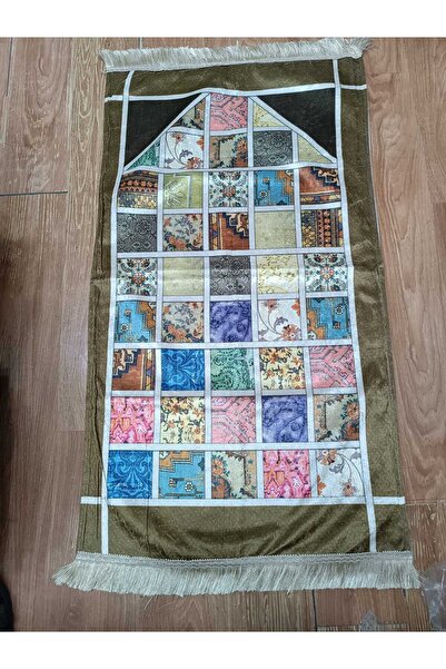 S.Y سجادة صلاة بنمط التصحيح المكسور المطبوع