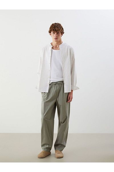 LC Waikiki Ανδρικό πουκάμισο XSIDE Regular Fit με μακρυμάνικο λινό μείγμα