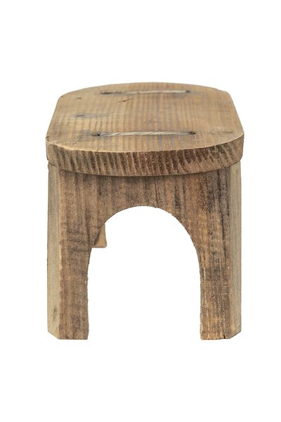 Clayre & Eef Set 2 suporturi flori lemn maro 33x16x16 cm